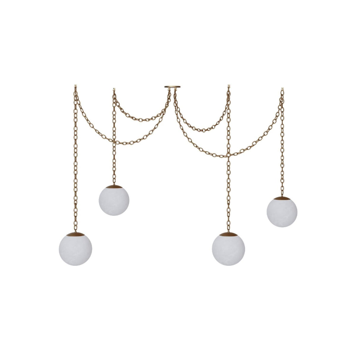Tincina Swag Alabaster Pendant Lamp