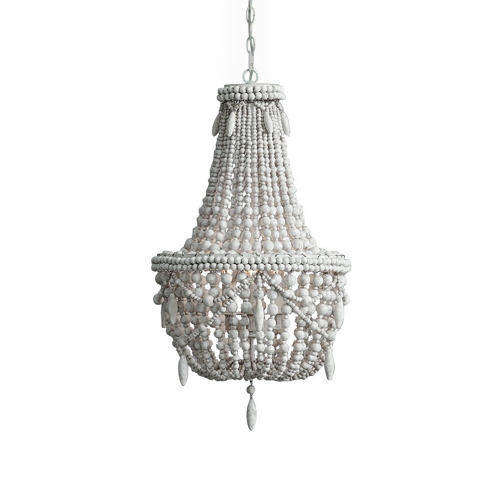 Minina Wood Bead Chandelier
