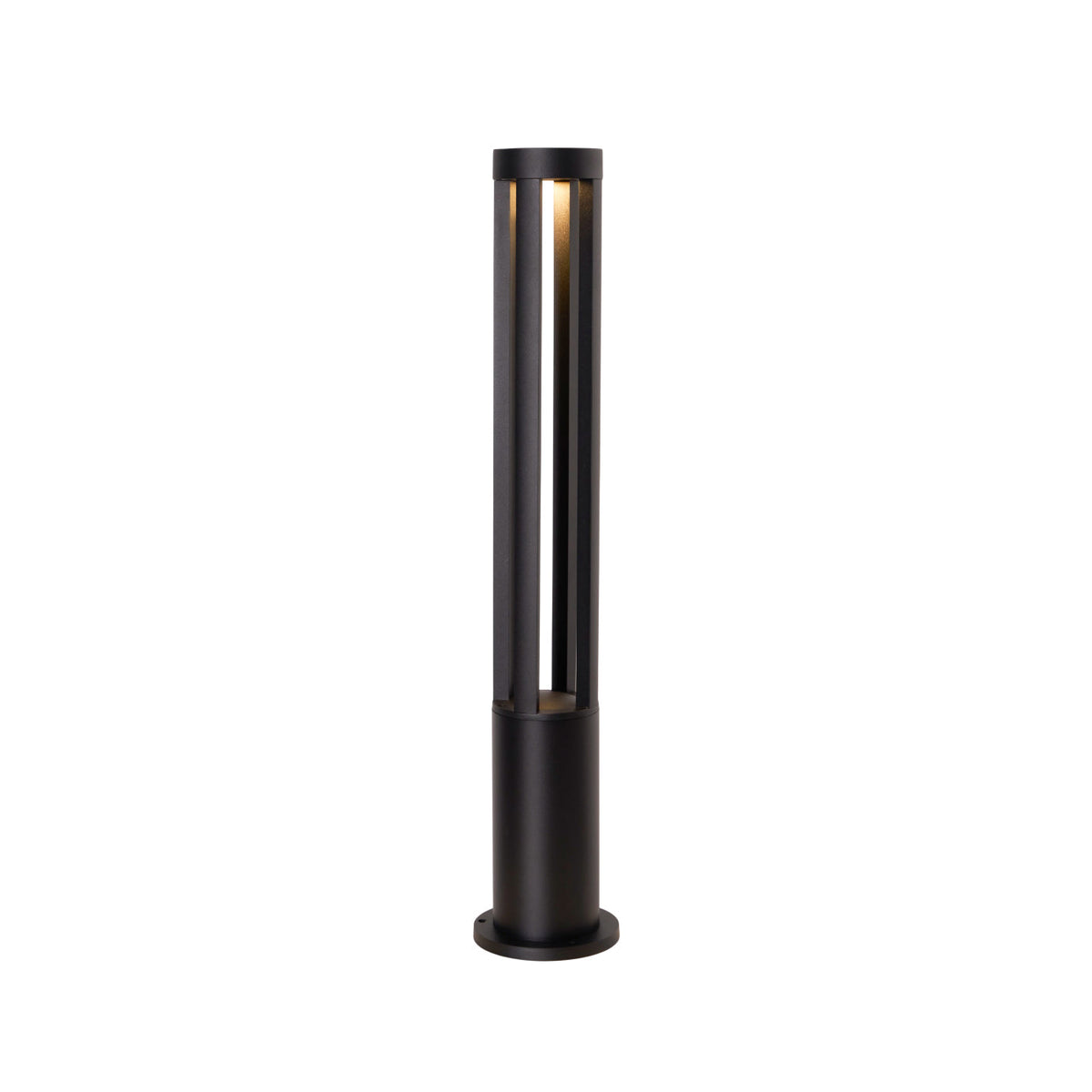 Vapone Cylindrical Black Garden Outdoor Light