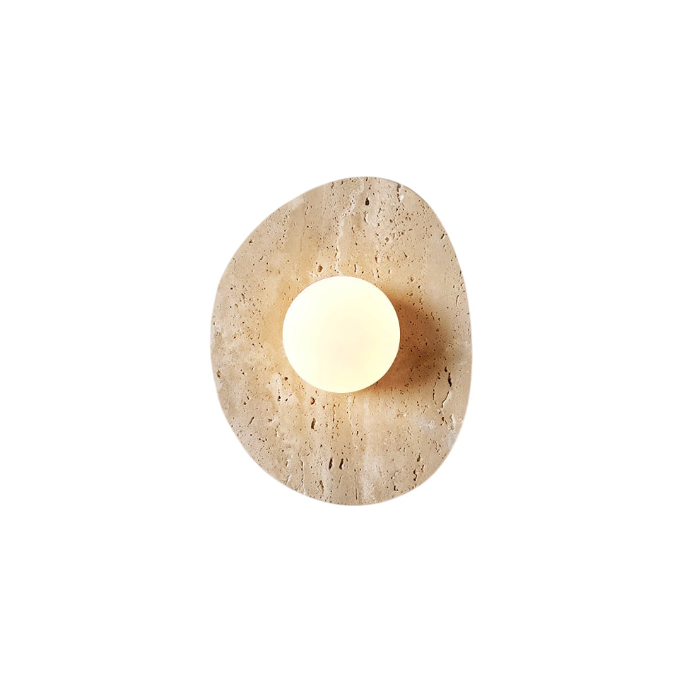 Corbina Travertine Wall Lamp