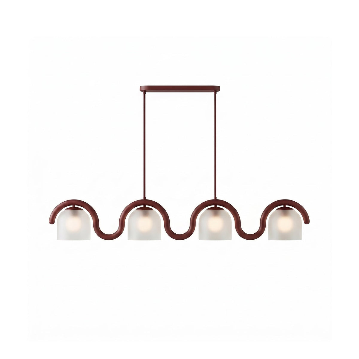 Morena Glass Linear Chandelier