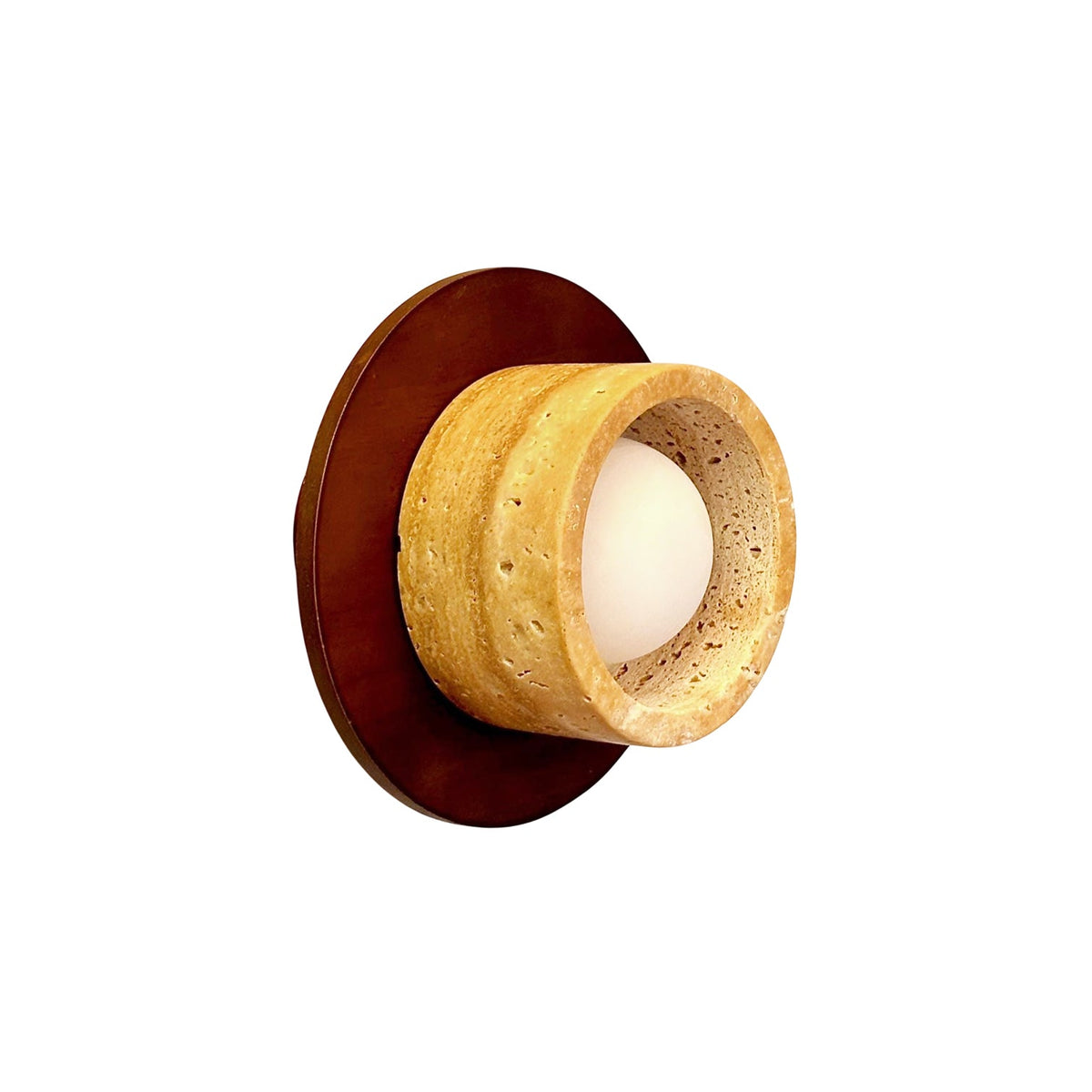 Rubetto Travertine Wall Lamp