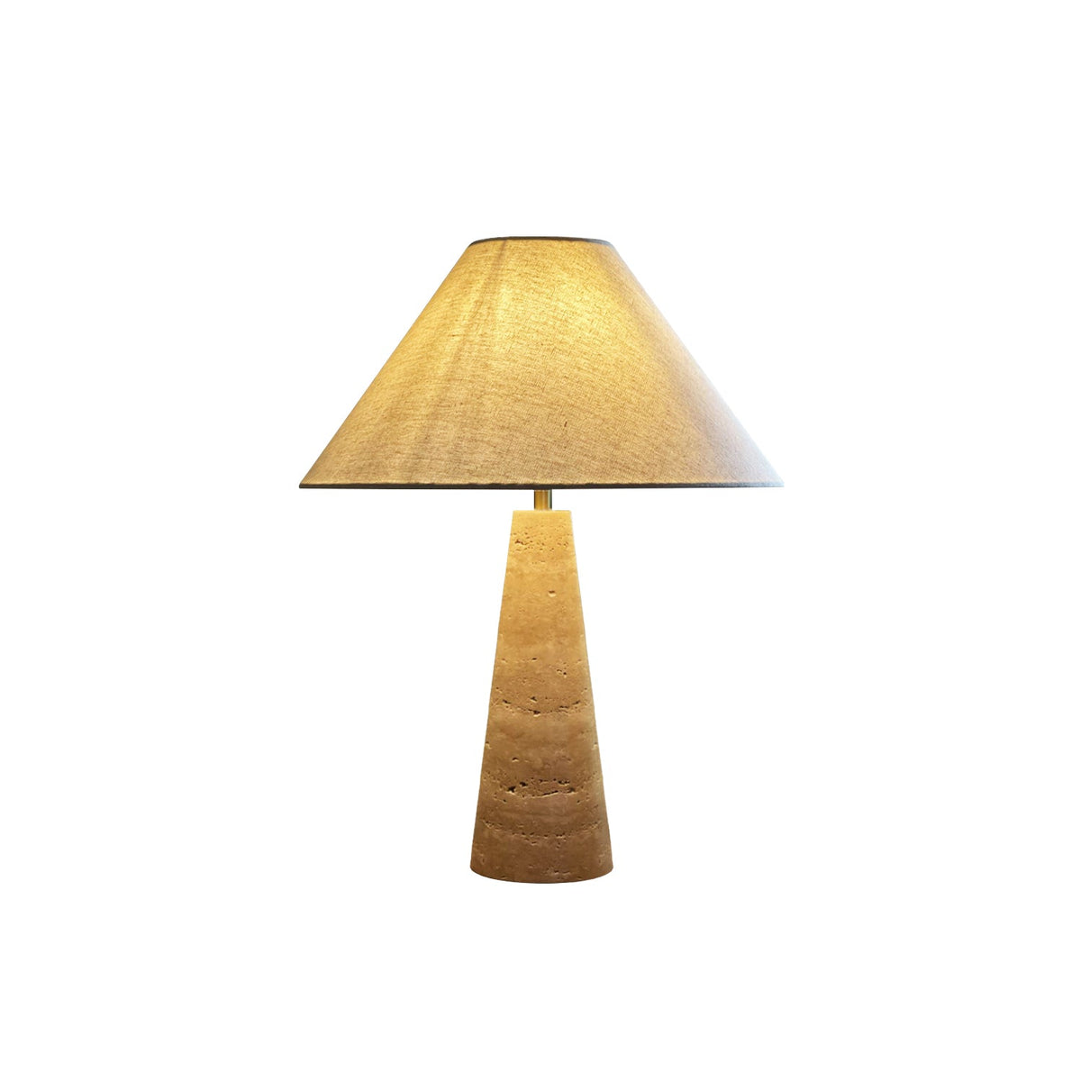 Regaro Travertine Table Lamp