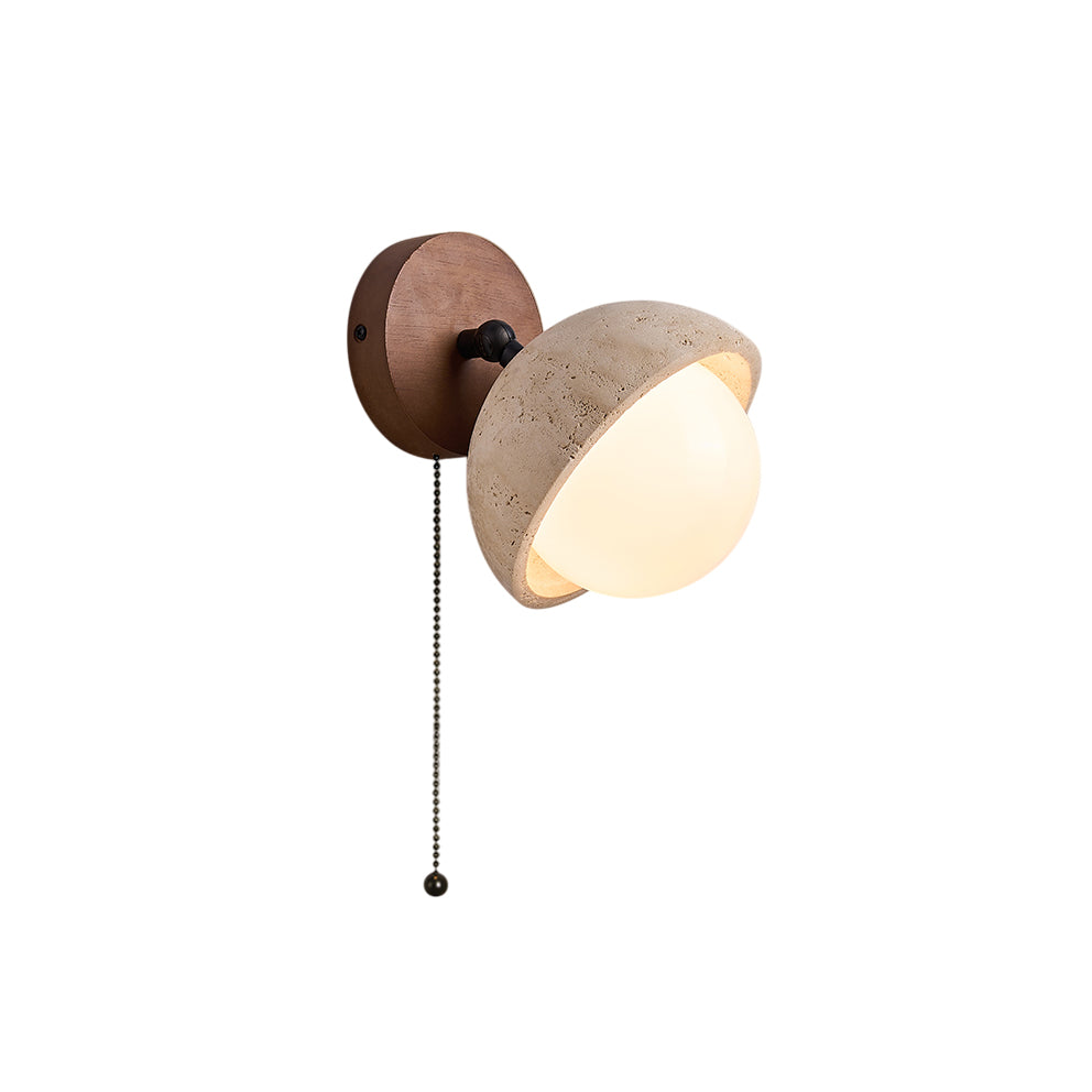 Pompora Travertine Wall Lamp