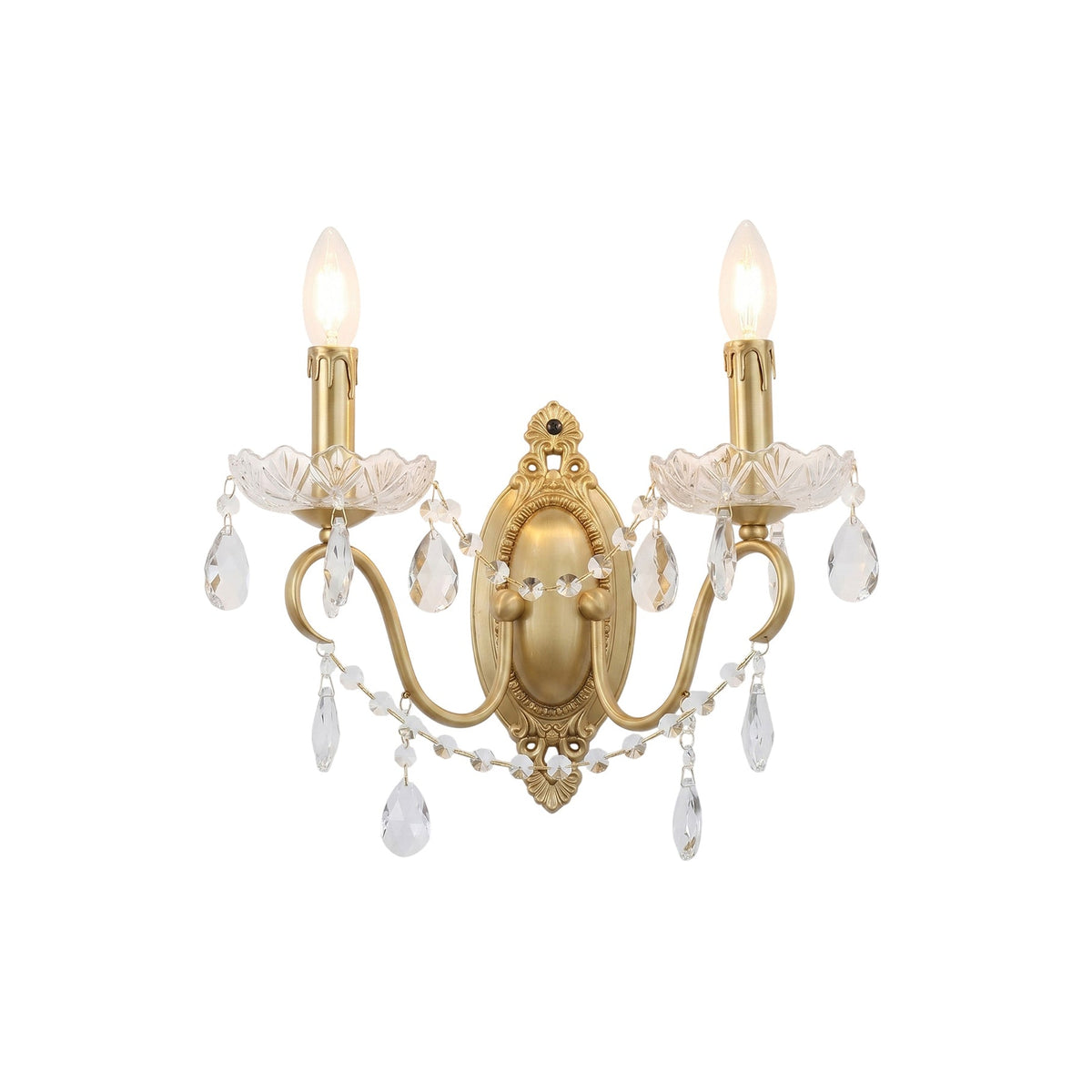 Torquato Crystal Wall Lamp