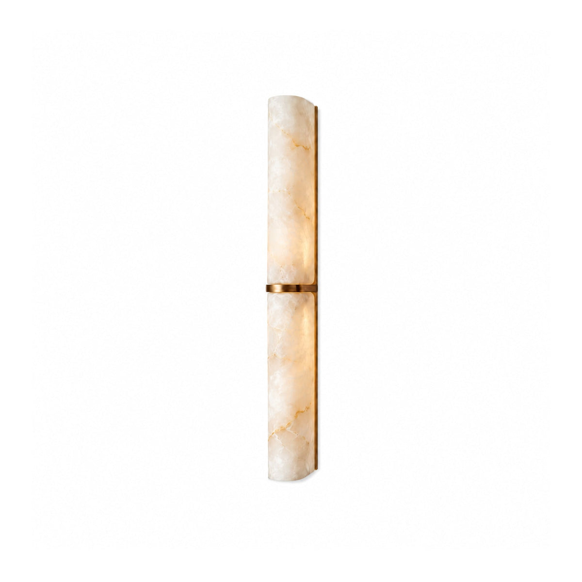 Cimino Alabaster Arched Tube Wall Sconce