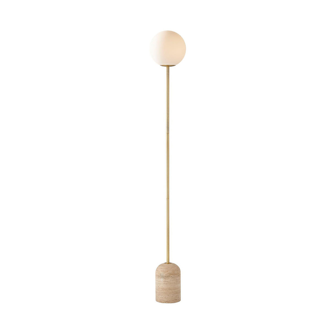 Roccia Travertine Floor Lamp
