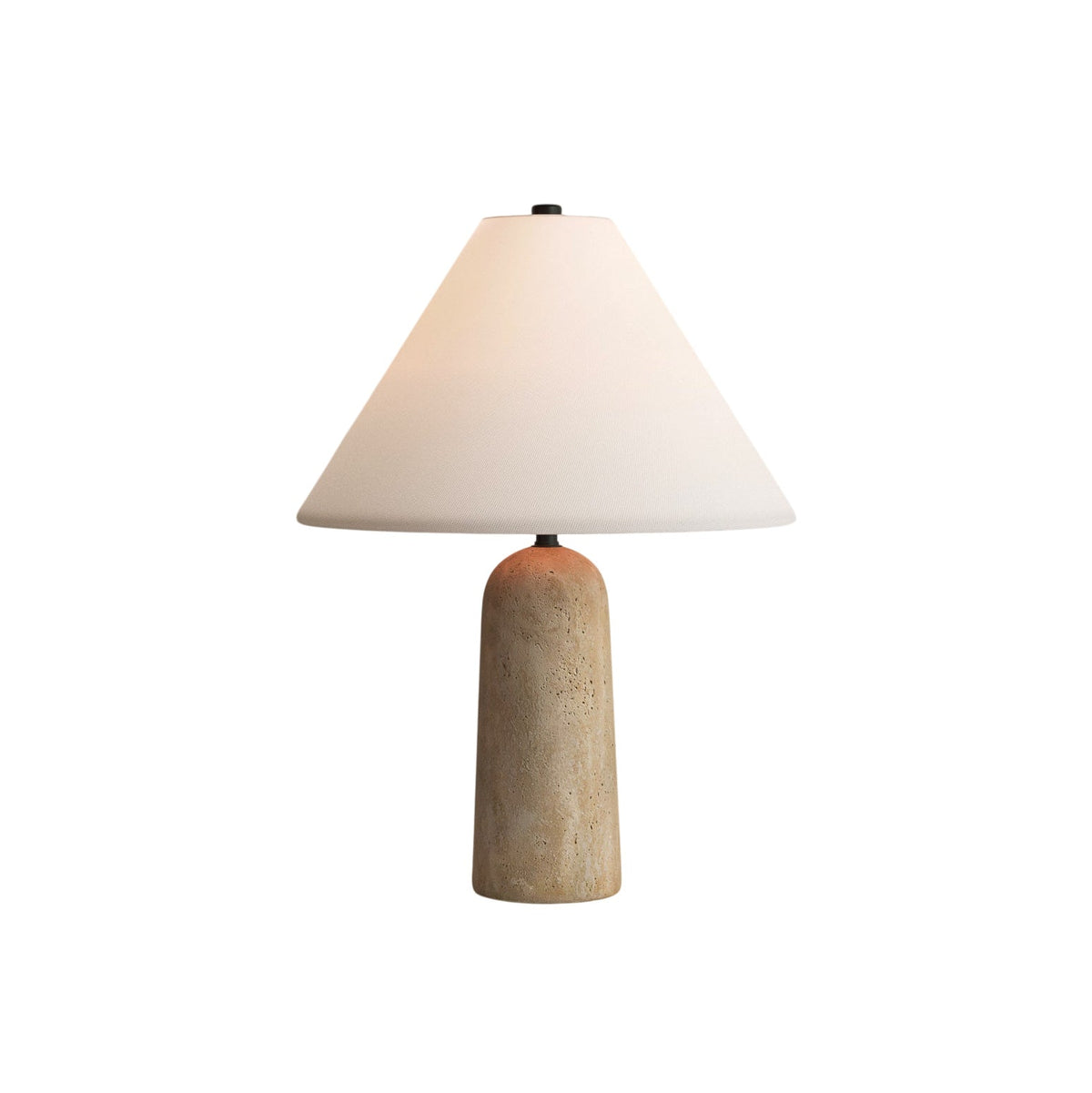 Onda Travertine Table Lamp