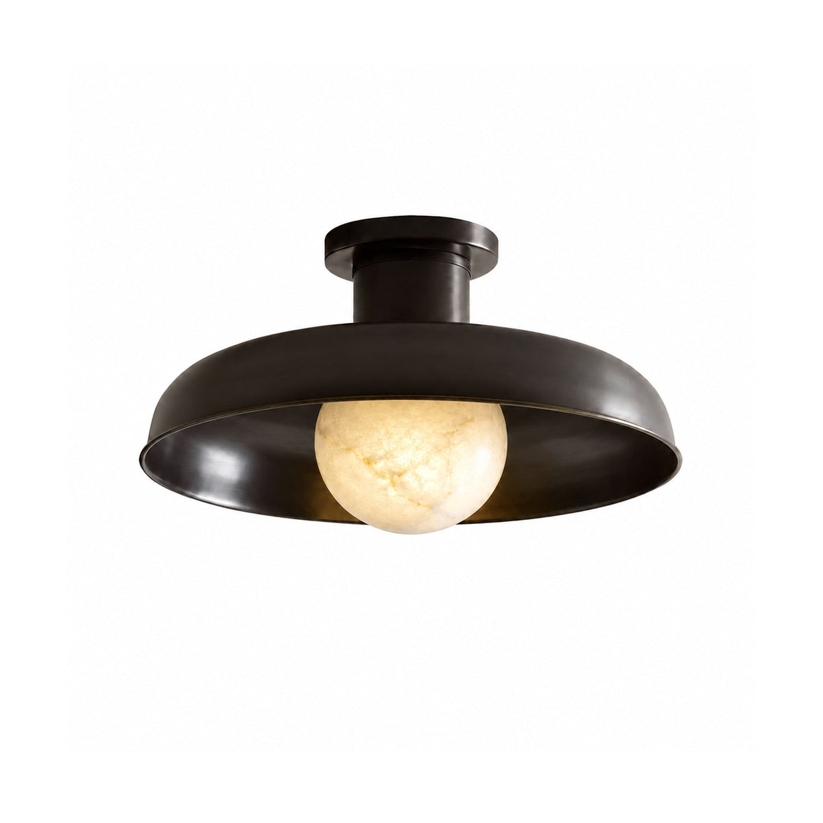 Barca Alabaster Semi-Flush Mount