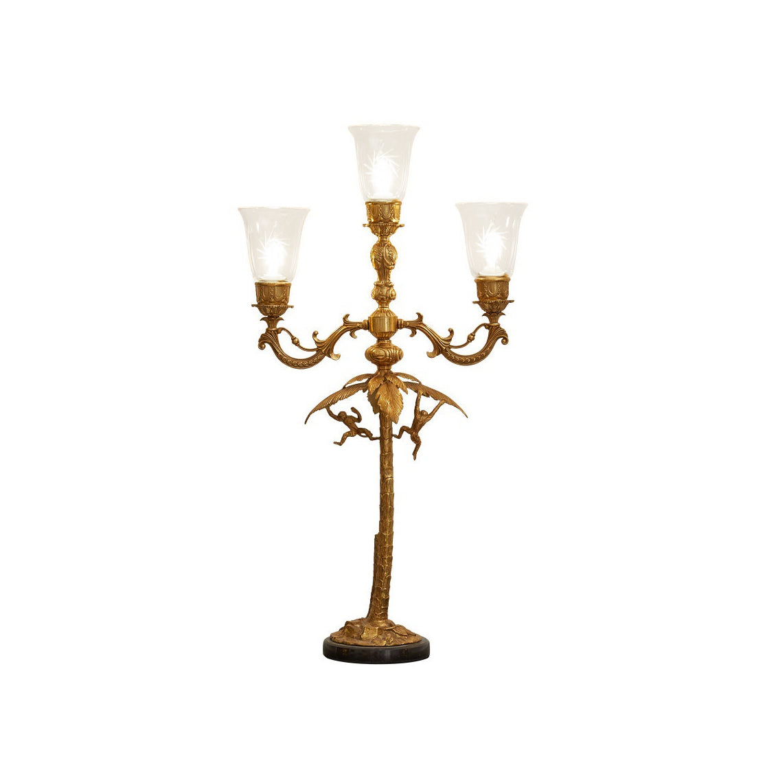 Ferro Palm Table Lamp