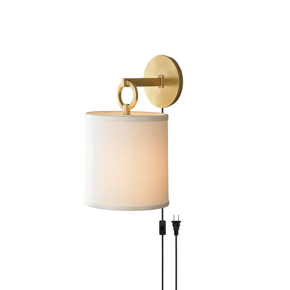 Mandeno Full Circle Plug-in Wall Sconce