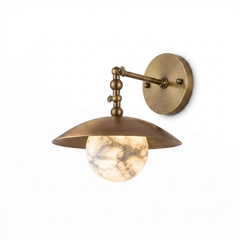 Rugiada Alabaster Petite Wall Sconce