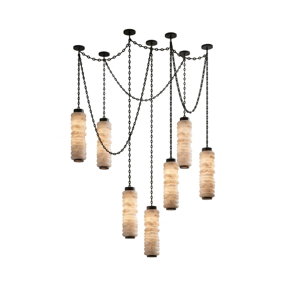 Ludovico Alabaster Chain Chandelier