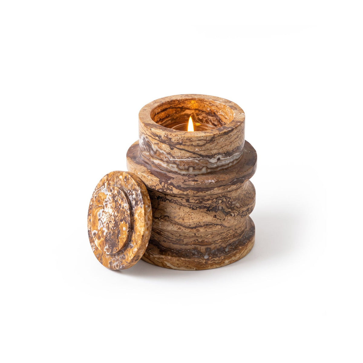 Verbania Marble Candle Holder