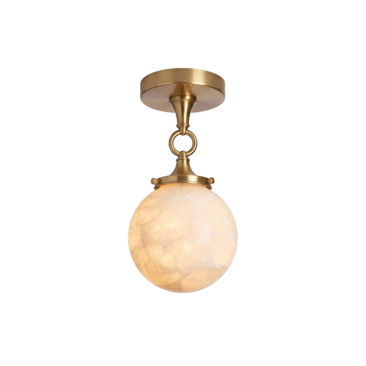 Gemma Alabaster Semi-Flush Mount
