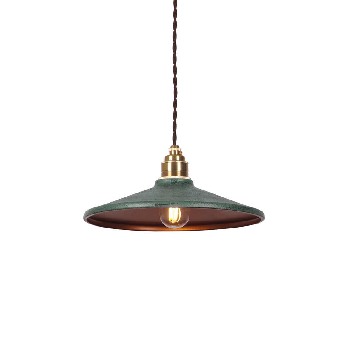 Contana Rustic Saucer Shade Pendant Light