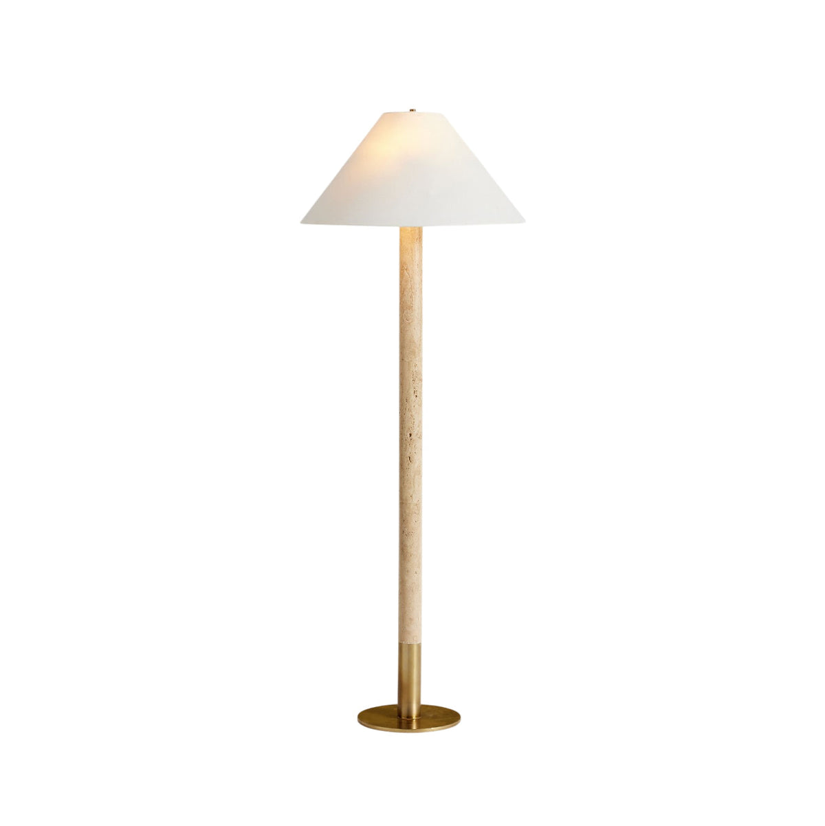 Palmaro Travertine Floor Lamp