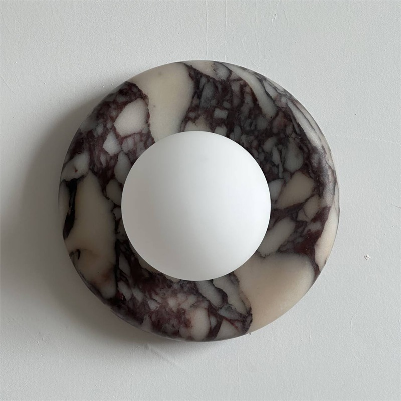 Gelso Marble Purple Sconce
