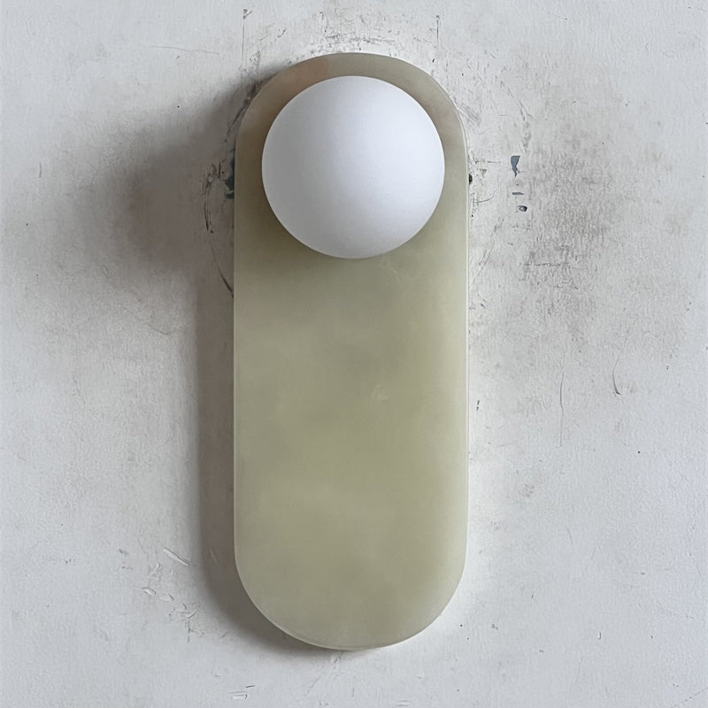 Brunello Wall Onyx Lamp ∅ 3.9″ x H 10.6″