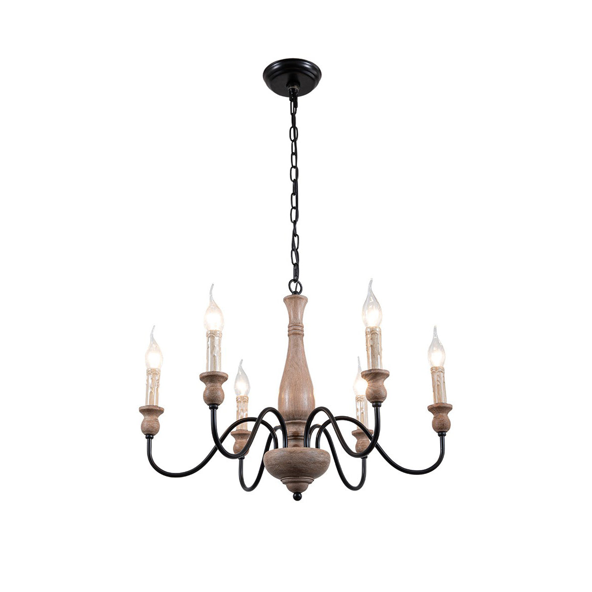 Ornella Candle Country Chandelier