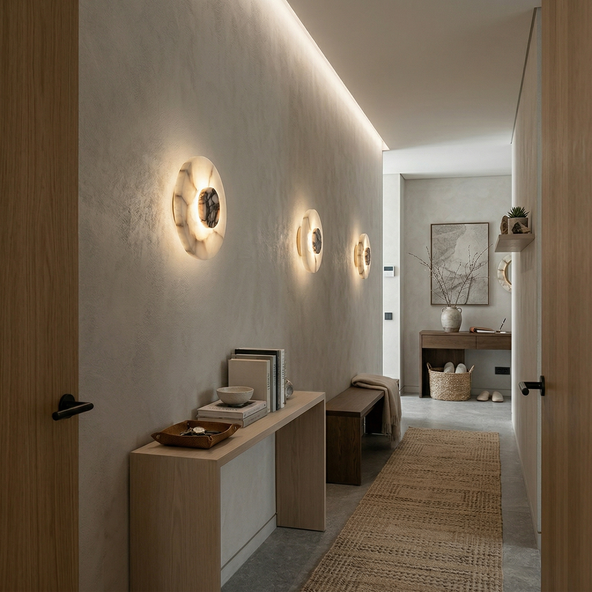 Isotta Alabaster Wall Lamp