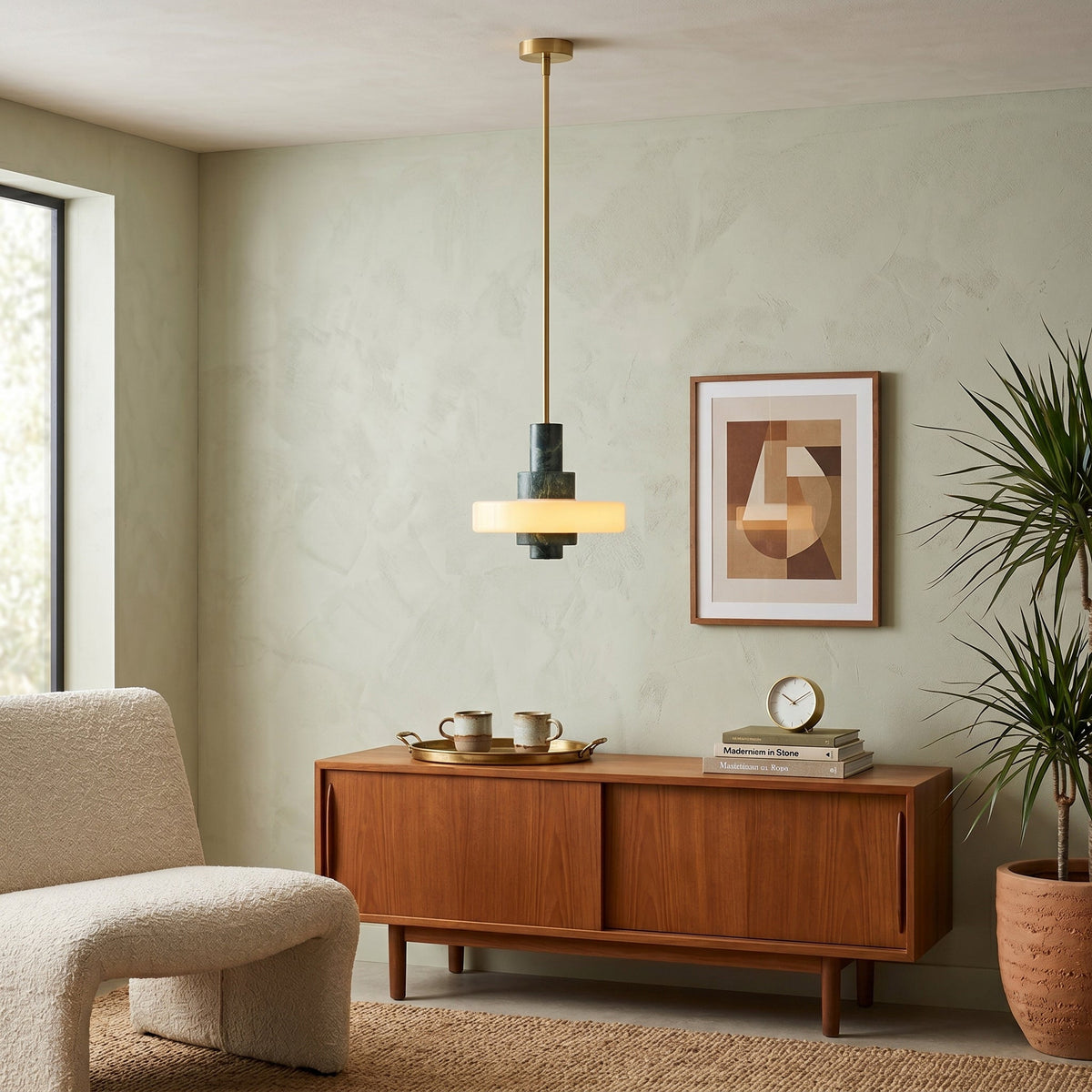 Vignena Marble Green Pendant Lamp