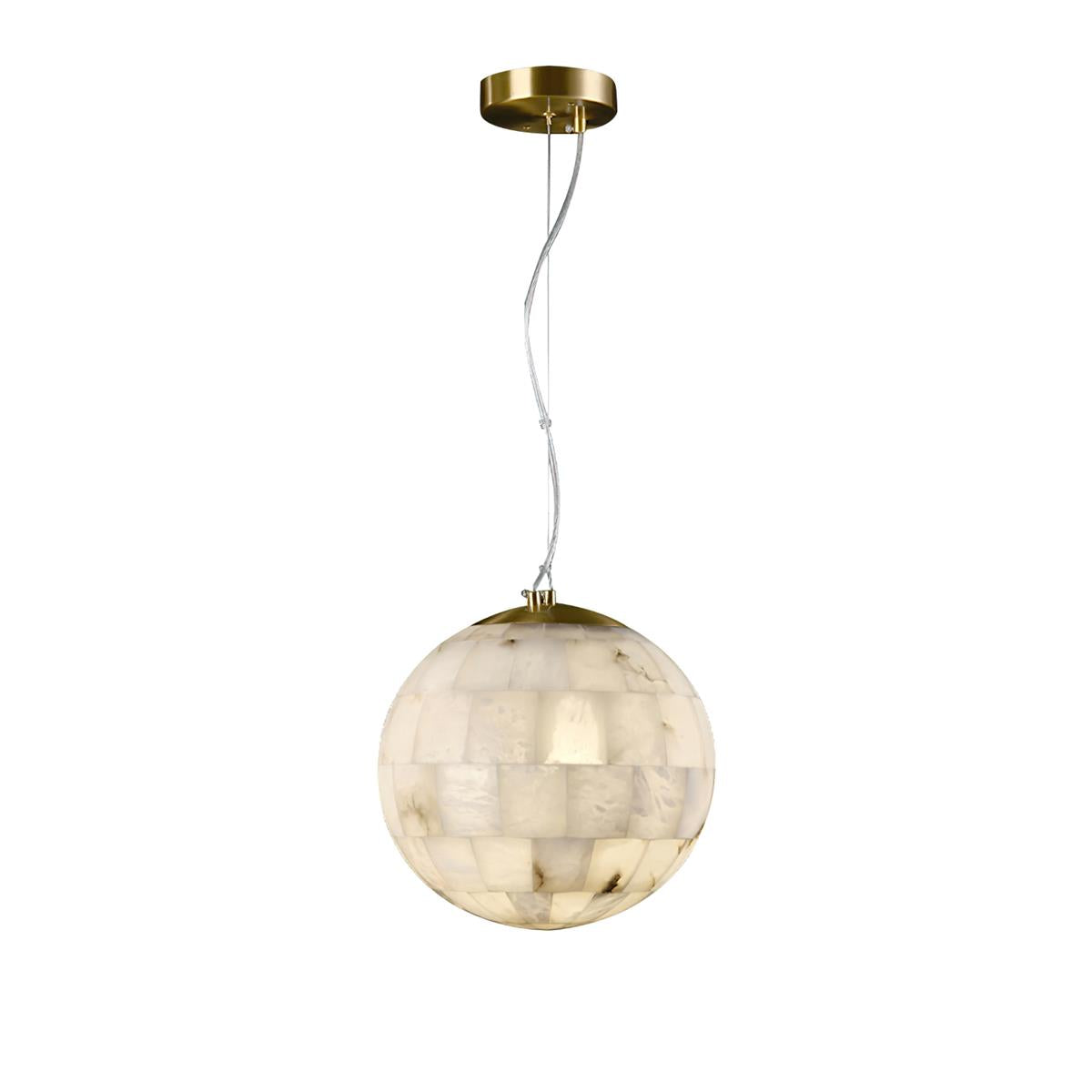 Morgana Alabaster Ball Alabaster Pendant Light