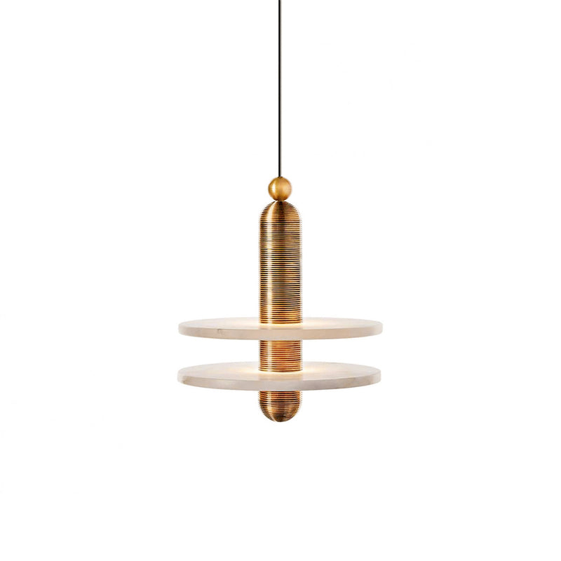 Margetto Alabaster Comet Pendant Lamp