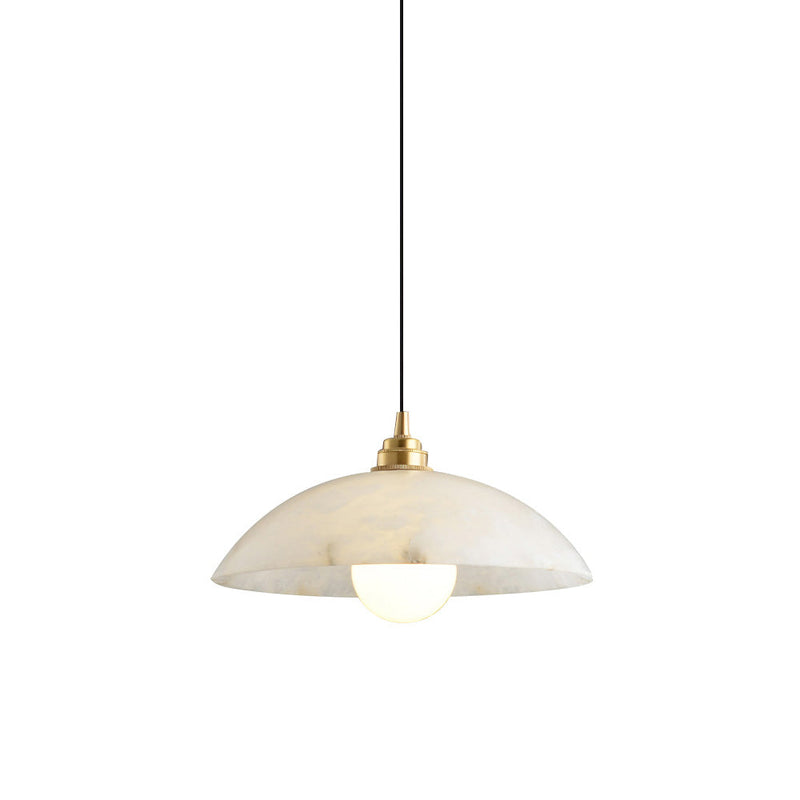 Rotello Dome Alabaster Alabaster Pendant Light