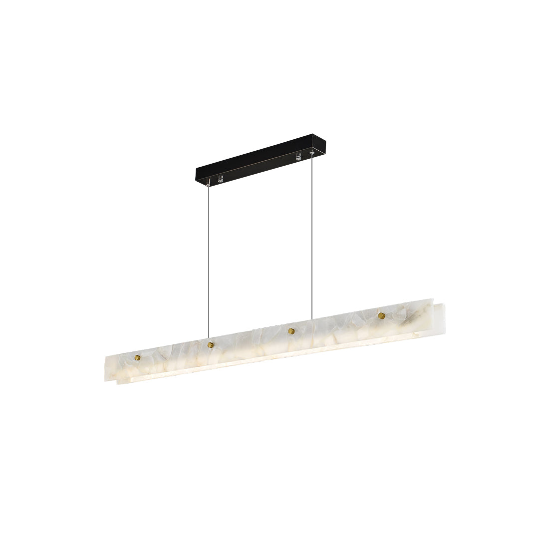 Brunana LED Alabaster Linear Pendant Light