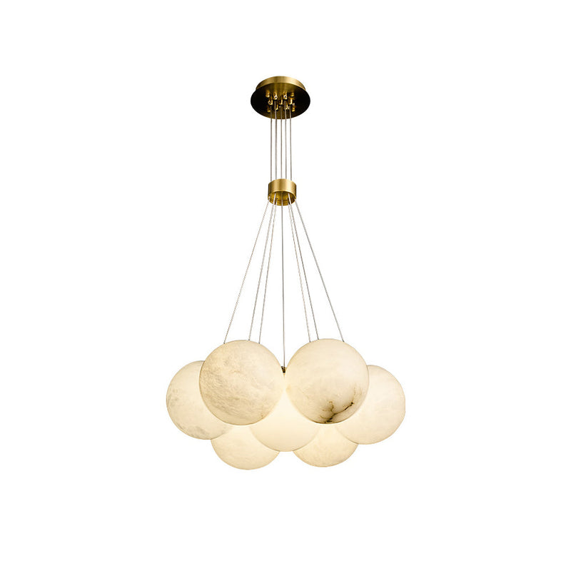 Notaro Alabaster Lunar Chandelier