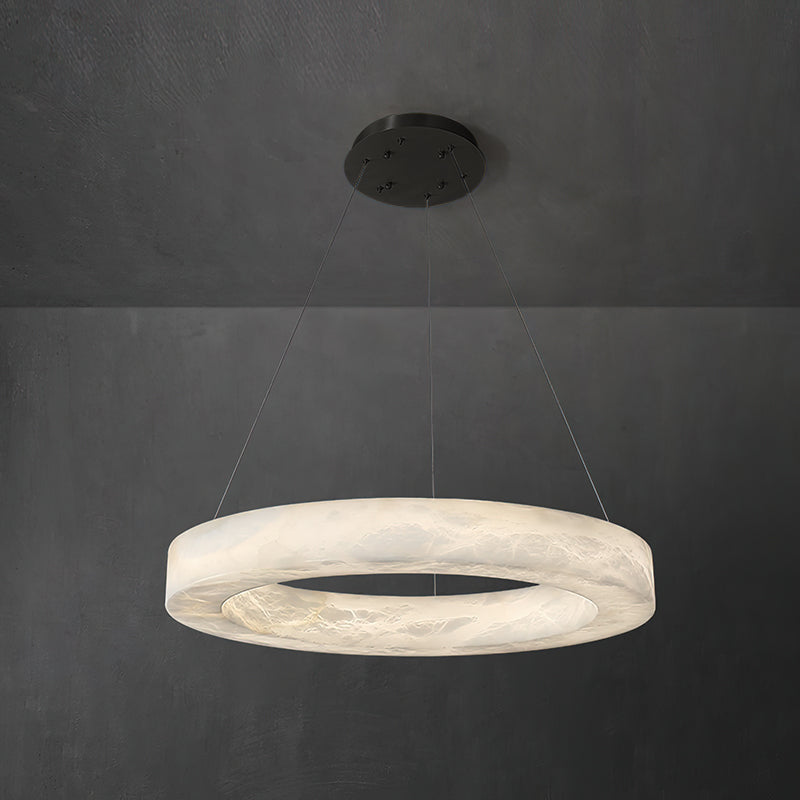 Cassello Alabaster Alabaster Ring Chandelier