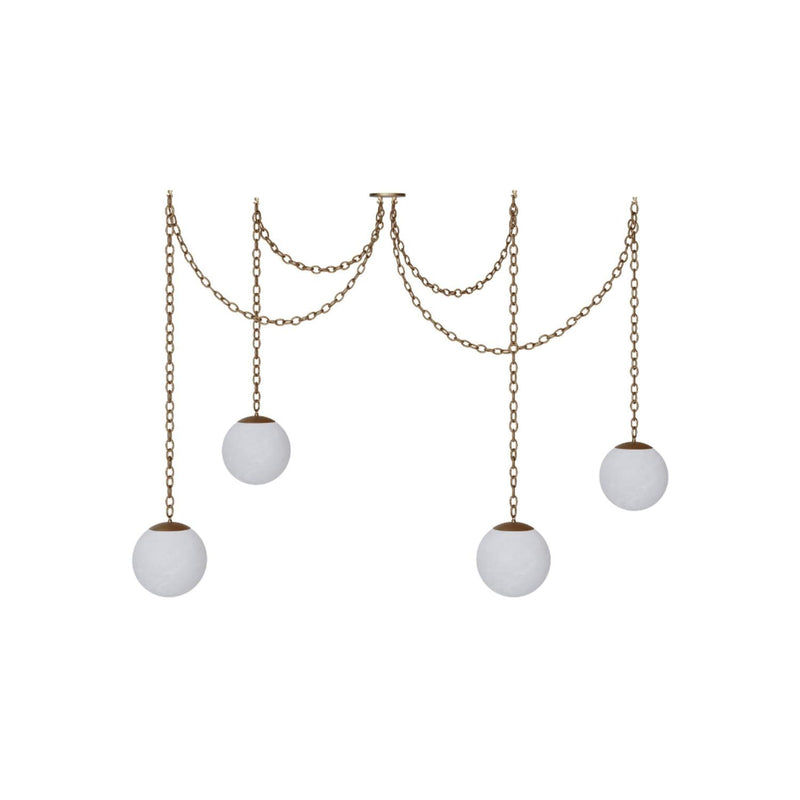 Tincina Swag Alabaster Pendant Lamp