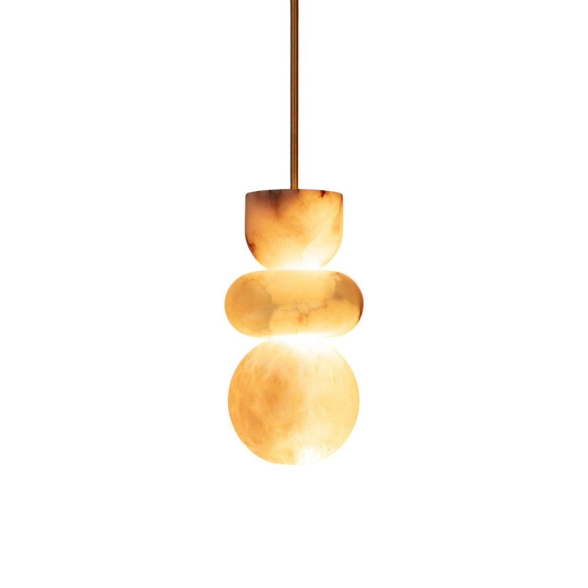 Radiceno Alabaster Totem Pendant Lamp