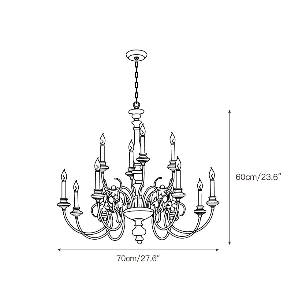 Sedone Candle Chandelier