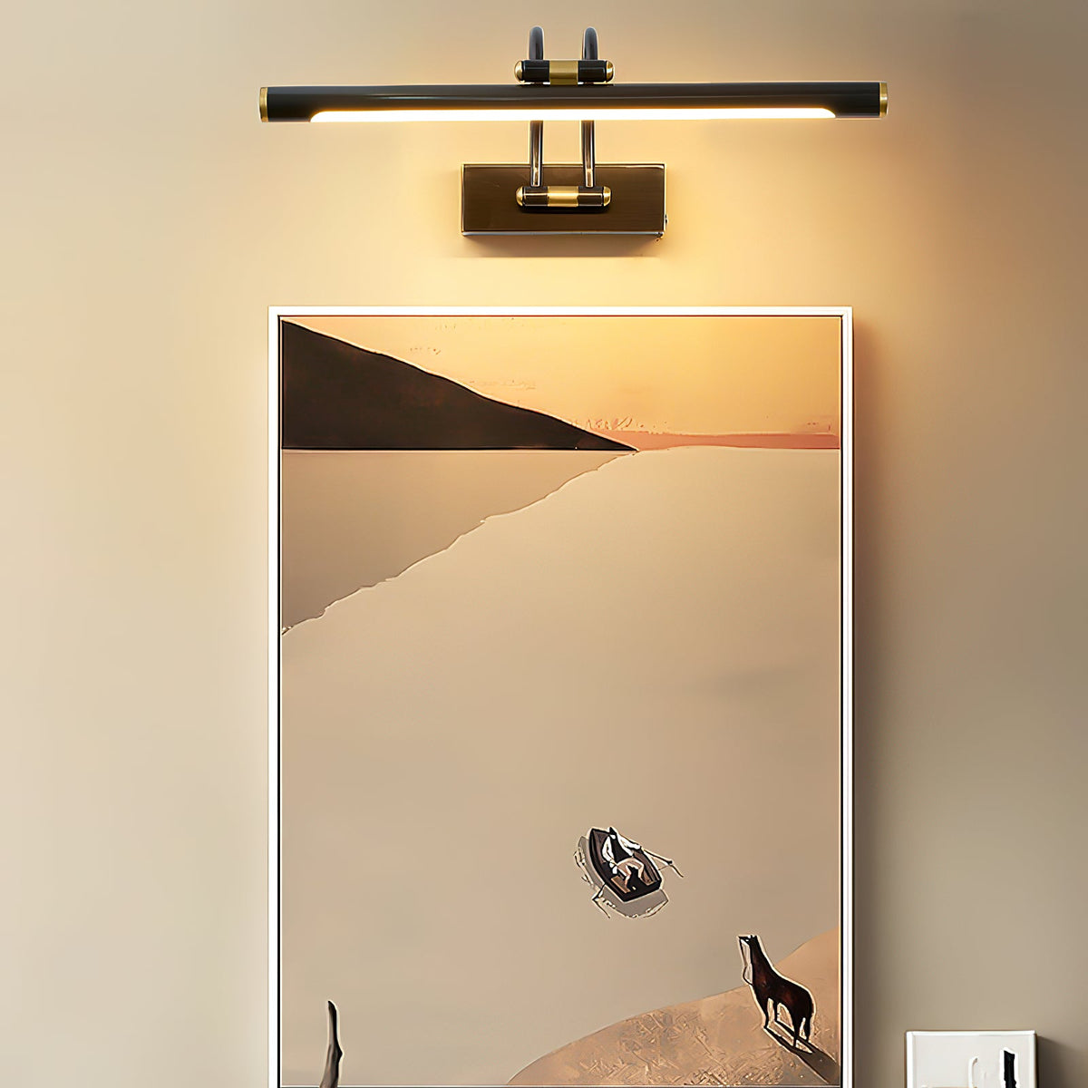 Avorio Rechargeable Brass Wall Lamp