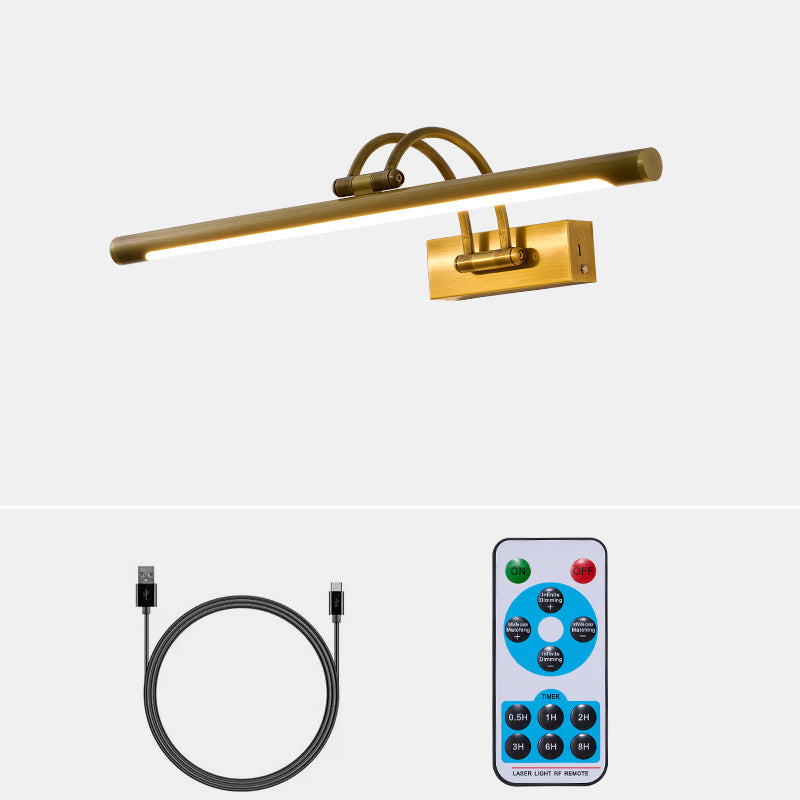 Avorio Rechargeable Brass Wall Lamp