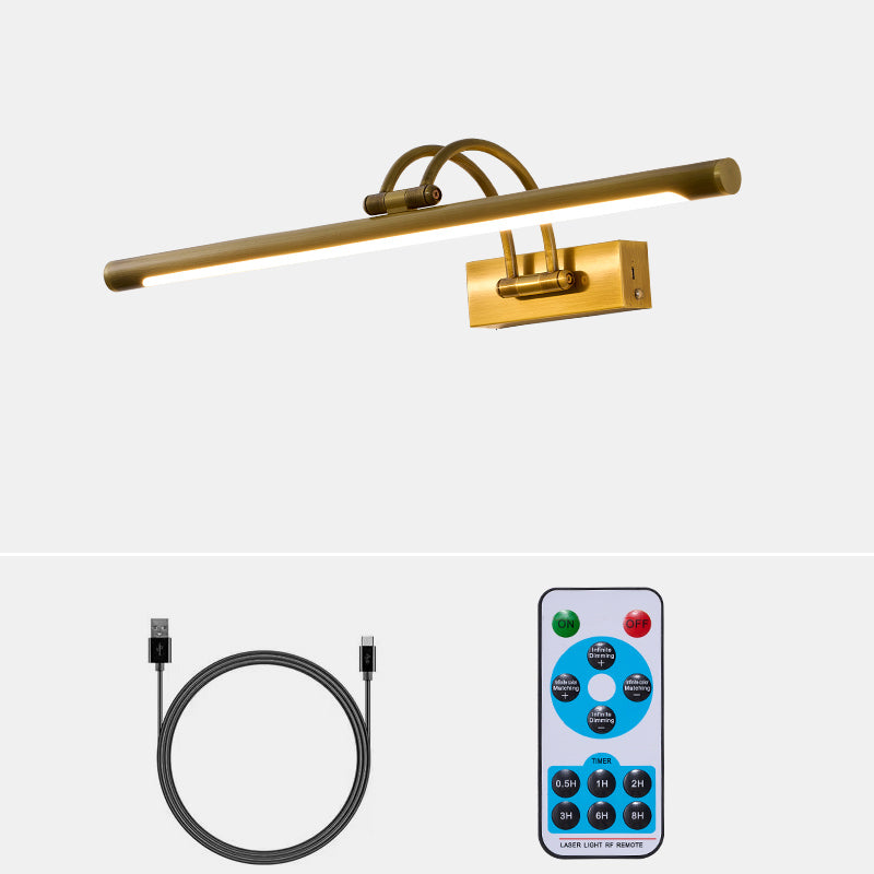Avorio Rechargeable Brass Wall Lamp