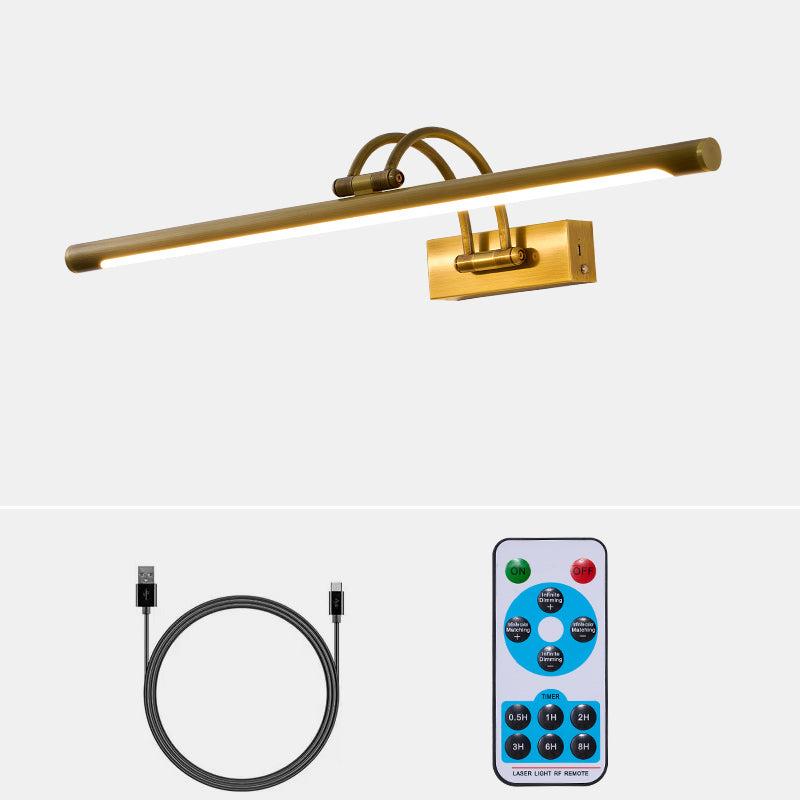 Avorio Rechargeable Brass Wall Lamp