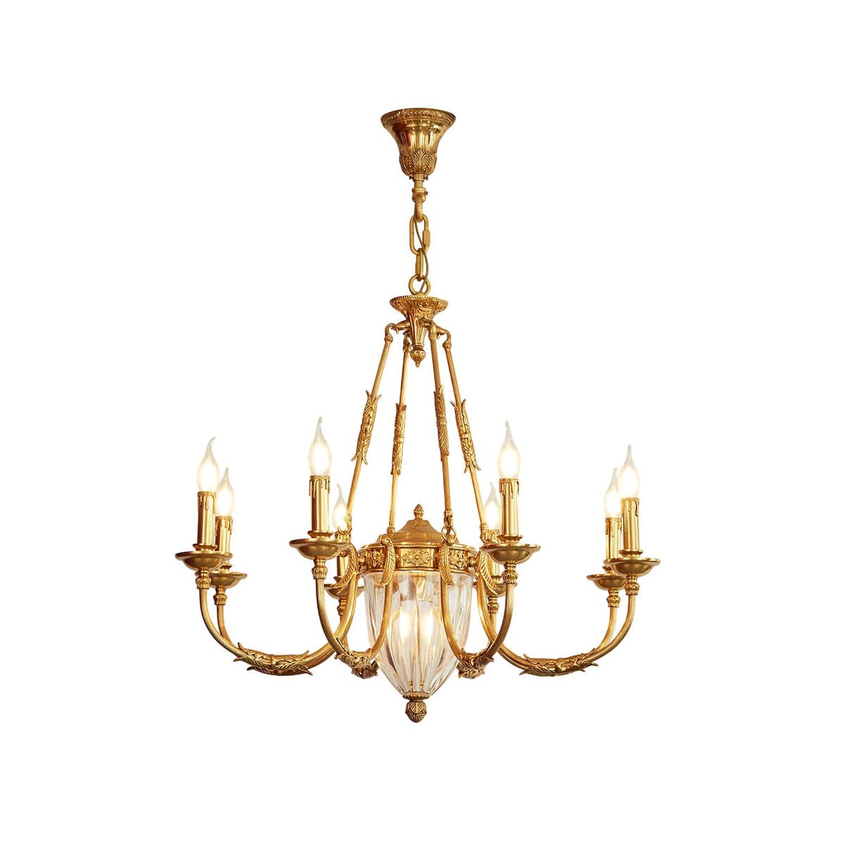 Serreto Brass Chandelier