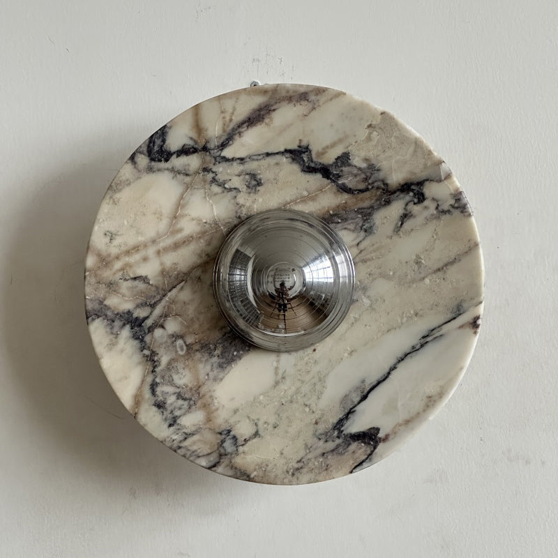Ugo Marble Round Sconce