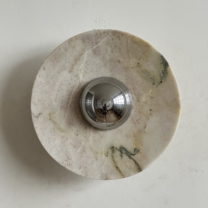 Ugo Marble Round Sconce