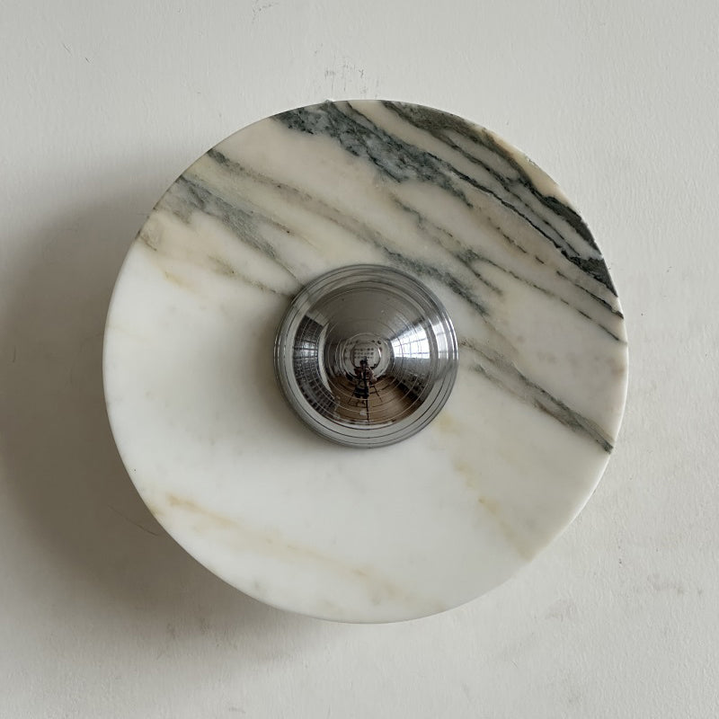 Ugo Marble Round Sconce