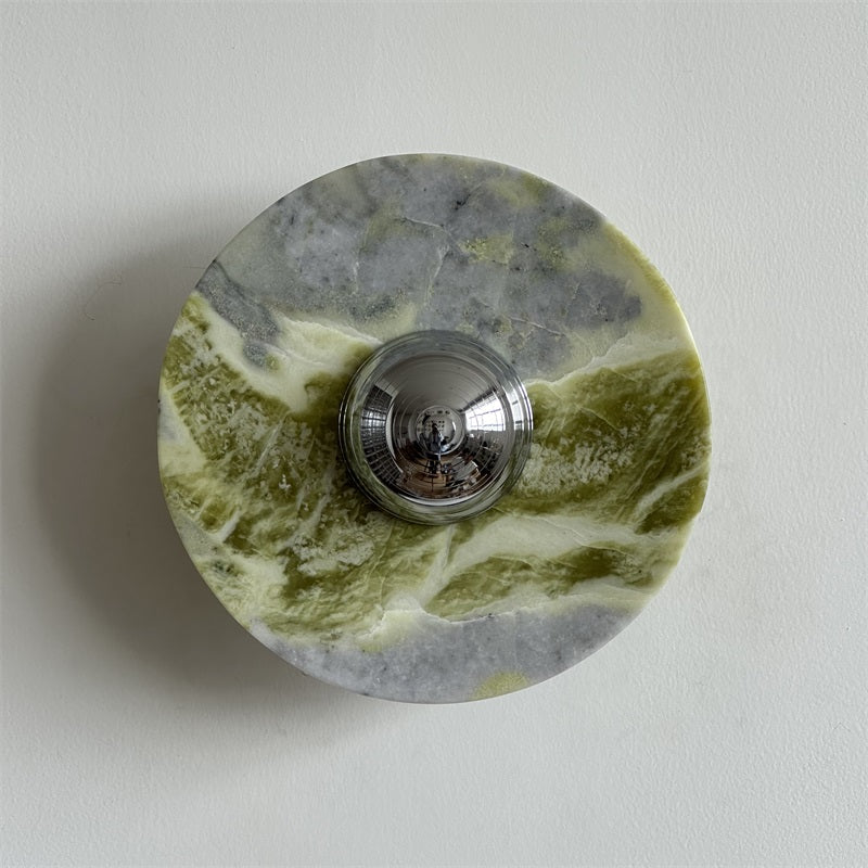 Scalano Green Calacatta Marble Sconce