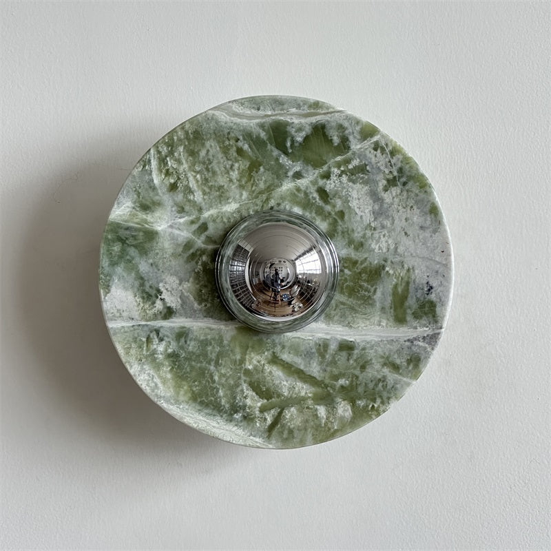 Scalano Green Calacatta Marble Sconce
