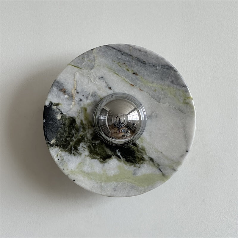 Scalano Green Calacatta Marble Sconce