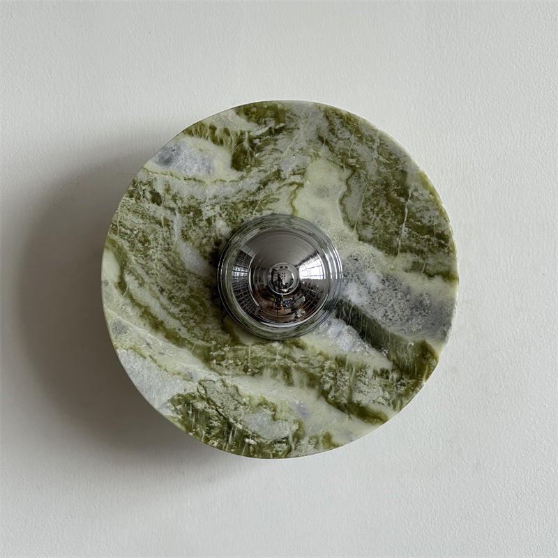 Scalano Green Calacatta Marble Sconce