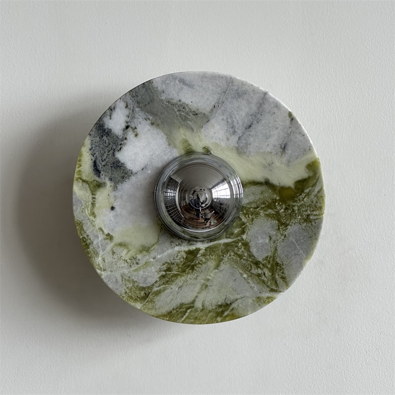 Scalano Green Calacatta Marble Sconce