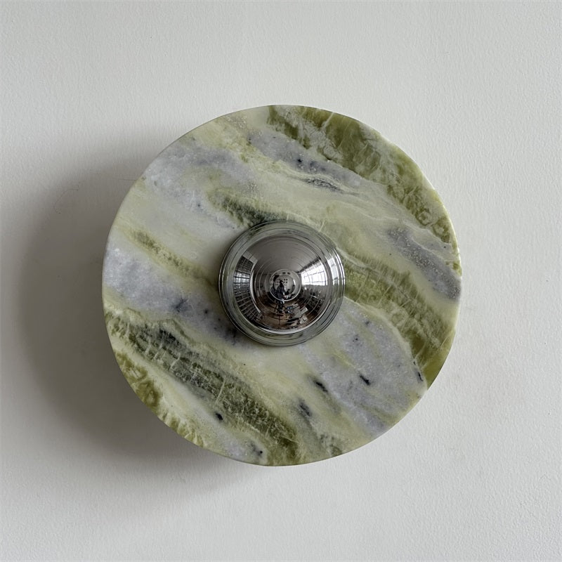 Scalano Green Calacatta Marble Sconce