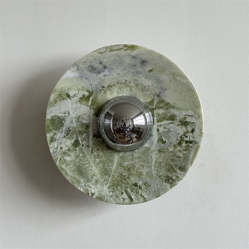 Scalano Green Calacatta Marble Sconce